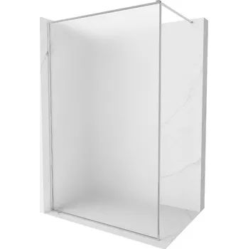 Mexen Kioto-XF sprchová stěna Walk-in s rámem 80 x 202 cm, matné sklo 10 mm, chrom - 800-080-104-01-30-X Sprchové stěny