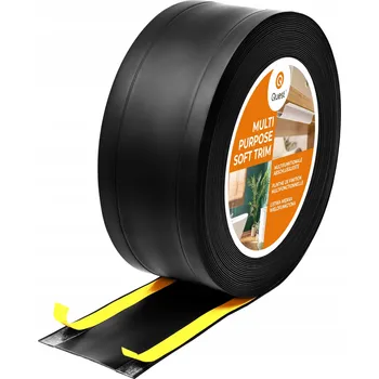 soklová lišta PVC lišta Questprofile 1 x 95, délka 2500 cm, černá