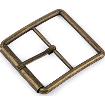 Galanterie Kovová spona / opasková přezka, průvlek 40 mm