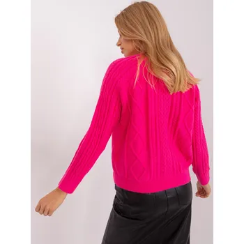 Dámský svetr Přepínač AT SW 2346 2.99P tmavě růžová jedna velikost