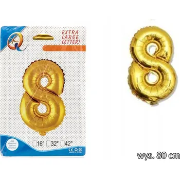 Balónek BALÓNKY FÓLIOVÉ ČÍSLICE BALÓNEK FÓLIOVÝ ČÍSLICE 8 80CM