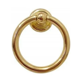 Obraz Nábytková úchytka Klepadlo GILDO Retro Antický Vintage ZLATÝ LESK 51 mm