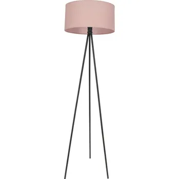 Stojací lampa Stojací lampa SHANTI černá 1x40W E27 stínidlo vřes