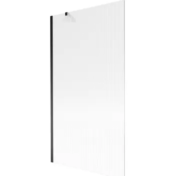 Vanová zástěna Mexen Next vanová zástěna 1-dílná 100 x 150 cm, pruhy, černá - 895-100-000-00-09-70 Vanové zástěny