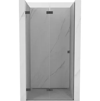 Sprchové dveře Mexen Lunar-F sprchové dveře skládací levé 70 cm, transparentní, gun metal - 836-070-000-95-00-L Sprchové dveře