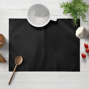 prostírání Sametové prostírání na stůl Velvet Premium SVP-014 Černozelené 30x40 cm