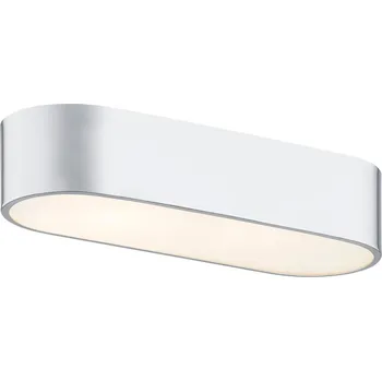 Stropní Svítidlo čtvercový Argon 50 x 11 cm stříbrný