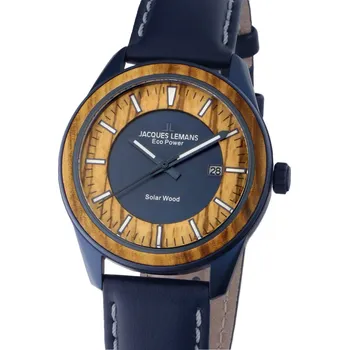 Hodinky Jacques Lemans 1-2116K Eco-Power men`s Solar Mens Watch 40 mm