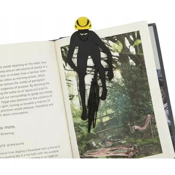 Doplněk ke knize Záložka do knihy Cyklista Kovová Kolo pro učitele sportovce