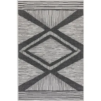 Koberec ELLE Decoration Kusový koberec Gemini 106014 Black z kolekce Elle – na ven i na doma Rozměry koberců: 120x170