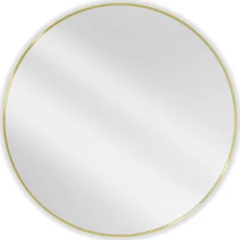 Zrcadlo Mexen Loft kulaté koupelnové zrcadlo 100 cm, zlatý rám - 9850-100-100-000-50 Koupelnová zrcadla