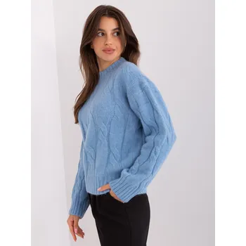 Dámský svetr Přepínač AT SW 0146.10P světle modrá jedna velikost