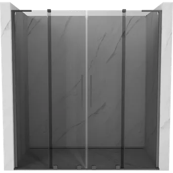 Mexen Velar L Duo posuvné sprchové dveře 200 cm, grafit, gun metal - 871-200-003-42-95 Sprchové dveře