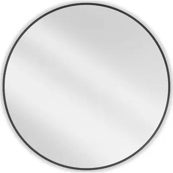 Zrcadlo Mexen Loft koupelnové kulaté zrcadlo 90 cm, černý rám - 9850-090-090-000-70 Koupelnová zrcadla