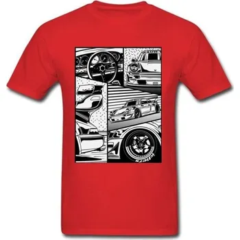 Pánské tričko Pánské tričko T2329 červená XXS