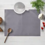 Sametové prostírání na stůl Velvet Premium SVP-013 Šedé 30x40 cm