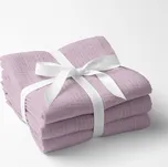 Mušelínová utěrka Nature MSN-021 Bledě fialová - sada 3 ks