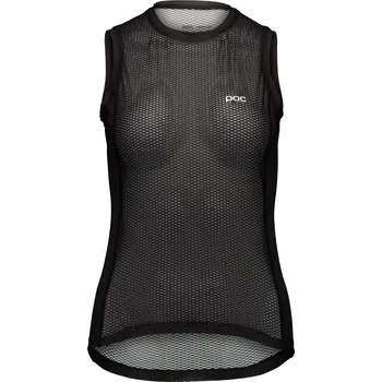 Dámské cyklistické funkční tílko POC Essential Layer Vest uranium black L