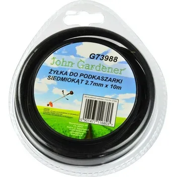 Struna do sekačky Struna do sekačky černá, 2,7mm, 10m, sedmihran, nylon GEKO