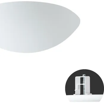 Koupelnové svítidlo OSMONT AUR68595 AURA V10 stropní/nástěnné skleněné polovestavné svítidlo bílá IP44 4000 K 13W LED