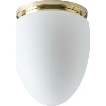 OSMONT MIR59473 MIRA stropní skleněné svítidlo mosaz leštěná / bílá IP41 3000 K 27W LED