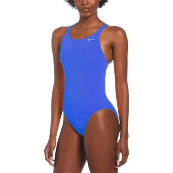 Dámské plavky Plavky Nike Hydrastrong Solid NESSA001 458 velikost 42, modré /Nike