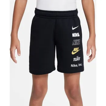 Chlapecké kraťasy Nike Sportswear Big Kids' (Boys') Shorts BLACK 7-8 let
