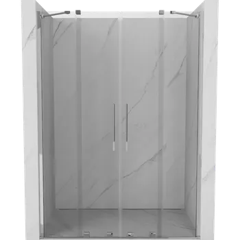 Sprchové dveře Mexen Velar Duo posuvné sprchové dveře 140 cm, transparentní, chrom - 871-140-000-02-01 Sprchové dveře
