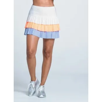 Dámská sukně LuckyInLove W sukně Triple Threat - bílo oranžovo fialová: Dámské S