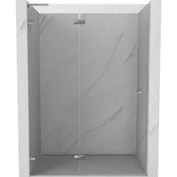 Mexen Lunar L sprchové dveře výklopné levé 140 cm, transparentní, chrom - 834L-140-000-01-00-L Sprchové dveře