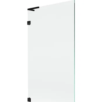 Vanová zástěna Mexen Lunar L vanová zástěna 1-křídlová 90 x 150 cm, transparentní, černá - 897L-090-000-70-00 Vanové zástěny