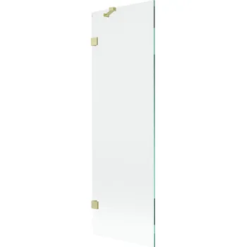 Vanová zástěna Mexen Lunar vanová zástěna jednokřídlá 60 x 150 cm, průhledná, zlatý kartáčovaný - 897-060-000-55-00 Vanové zástěny