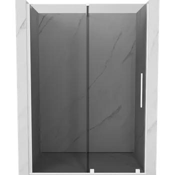 Sprchové dveře Mexen Velar posuvné sprchové dveře 130 cm, grafit, bílé - 871-130-000-41-20 Sprchové dveře