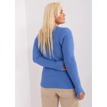 Dámský svetr PM SW PM 3770 jumper.30 modrých XL/XXL