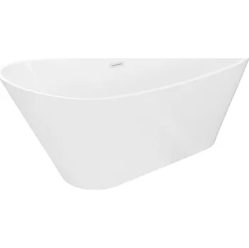 Vana Mexen Dora volně stojící vana 160 x 75 cm, bílá, bílý přepad - 52071607500-20 Volně stojící vany