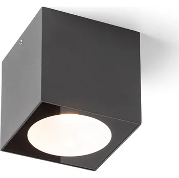 Venkovní osvětlení SENZA SQ stropní antracitová čiré sklo 230V LED 6W IP65 3000K