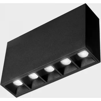 KOHLLIGHTING NSES stropní svítidlo 137x35 mm černá 10 W CRI 90 2700K Non-Dimm - KOHL-Lighting KHL K51300.01.SR.BK-BK.15.ST.9.27