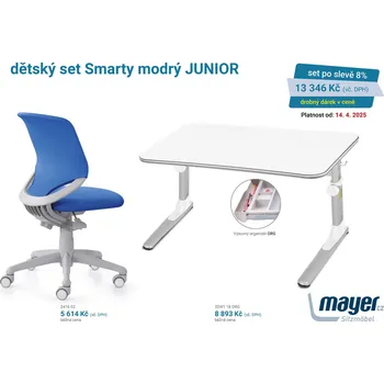 Dětský stůl Dětský set Mayer židle Smarty modrá - stůl Junior