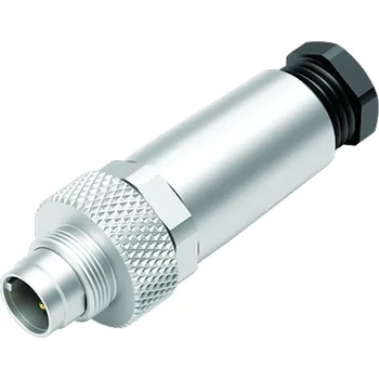 Elektrický konektor Binder 99 0401 10 02 Kabelový konektor M9 Male, kontakty: 2, 3,5-5,0 mm, stíněný, pájený, IP67