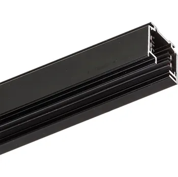 Stavební profil EUTRAC 2m tříokruhová lišta černá 230V