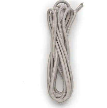 Prodlužovací kabel FIT 3x0,75 4m textilní kabel šedá 230V