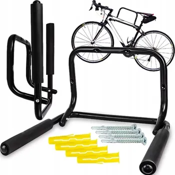 Věšák Skládací nástěnný držák na kolo pro 2 kola Hák 40 kg