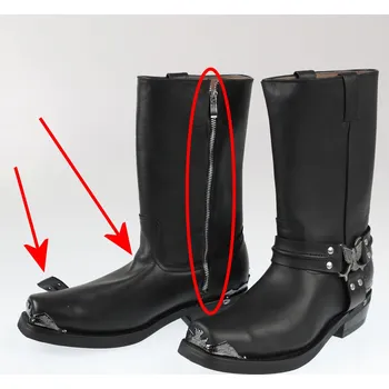 Pánská zimní obuv boty pánské GRINDERS - EAGLE HI BLACK - POŠKOZENÉ - 45