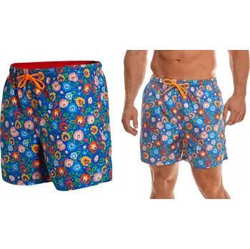Pánské kraťasy Pánské plážové šortky Zagano vícebarevné M
