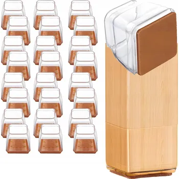 Podložka pod nábytek Silikonovo-filcové podložky pod nábytek MAWE čtverec L 24 ks