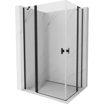 Mexen Mist Duo sprchový kout 105 x 85 cm, průhledný, černý - 8A4-105-085-70-00 Sprchové kouty