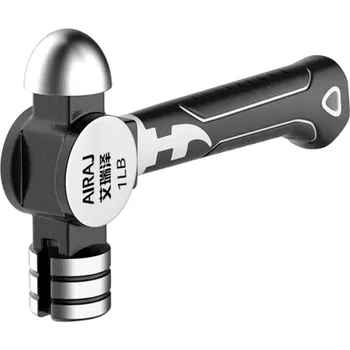 Kladivo Kladivo s kulovou hlavicí 530 g Magnetická drážka na hřebíky Uhlíková ocel Délka 18,5 cm Hlavice 9,8 cm Přesné tesařské nářadí