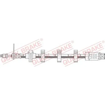 Brzdová hadice Brzdová hadice QUICK BRAKE 32.984