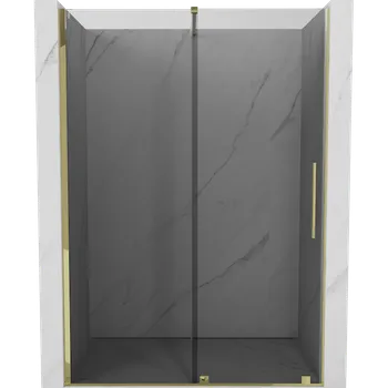 Sprchové dveře Mexen Velar sprchové dveře posuvné 160 cm, grafitové, zlaté - 871-160-000-41-50 Sprchové dveře
