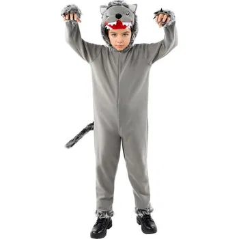 Karnevalový kostým Funiglobal - Kostým šedý vlk pro děti - 10-12 years